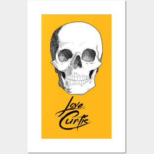 Love Curtis - Black Posters and Art